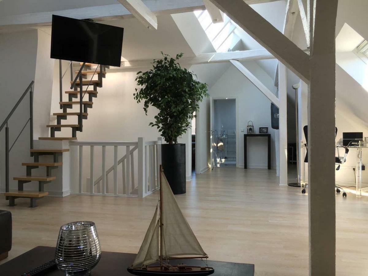 Apartment Luxury Rooftop Loft With River View 10min To City *